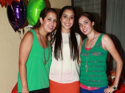 Luli, Mari Fer y Paulina Tostado Ahumada.  /