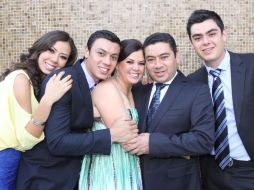 Diana, Diego, Lupita, Víctor Manuel y Víctor Villagomez.  /