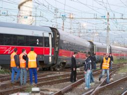 La estación Termini se encuentra paralizada, lo que repercute al tráfico ferroviario. EFE  /