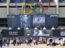 Puesto que el concierto de Seúl es el primero de su gira mundial. AFP  /