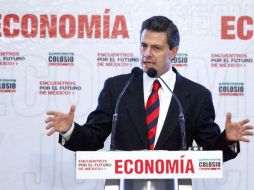 El presidenciable priista realiza este sábado una gira proselitista por el Estado de México. EL UNIVERSAL  /