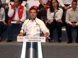 Enrique Peña Nieto dijo que apoyará la creación de Policías Estatales Únicas en las 32 entidades del país. NTX  /
