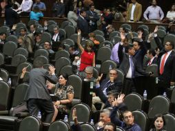 La cuenta pública 2009 fue rechazada en la Cámara de Diputados por 216 votos en favor y 83 en contra. NOTIMEX  /