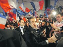 El presidente Nicolas Sarkozy intenta un segundo mandato. REUTERS  /