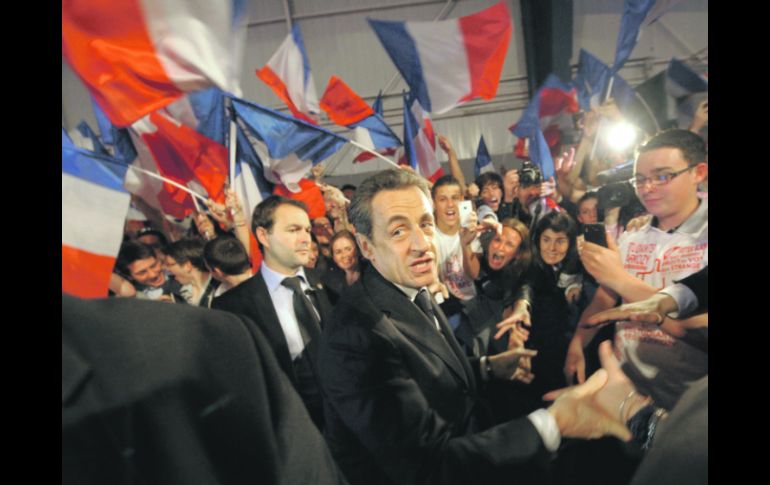 El presidente Nicolas Sarkozy intenta un segundo mandato. REUTERS  /