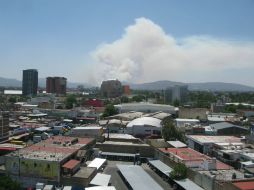 Durante cuatro días del incendio en La Primavera la Semades no declaró contingencia ambiental. ARCHIVO  /