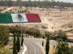 Más  de 10 mil efectivos participaron en  el ensayo general de la escenificación de la Batalla de Puebla, en esta ciudad. NTX  /