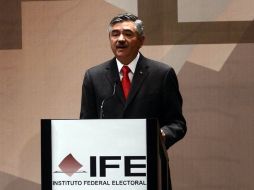 Leonardo Valdés, consejero presidente del IFE, invita a la ciudadanía a seguir el debate del próximo domingo. ARCHIVO  /