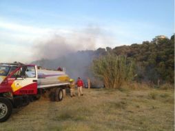La Conafor informa que el incendio no afecta el área del Bosque de La Primavera. Imagen de Twitter @ConaforJalisco  /