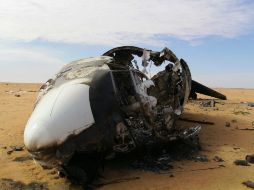 Por razones de seguridad, se decretó una zona de exclusión en el lugar del accidente. ARCHIVO  /