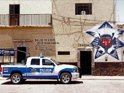 Comandancia de polícia de Santa María de los Ángeles, municipio que padece estragos de la inseguridad en el Norte de Jalisco.  /