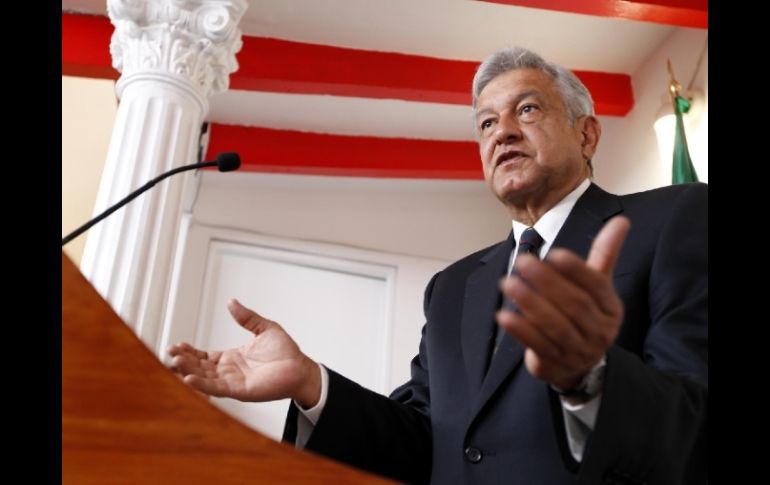 Andrés Manuel López Obrador pide a concesionarios rectificar su decisión de no transmitir el debate. NOTIMEX  /