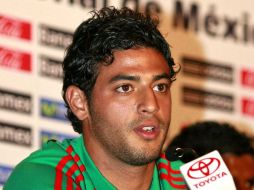El entrenador de la Selección Sub-23, califica a Carlos Vela como un futbolista de buen nivel. ARCHIVO  /