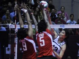 Acción de jeugo en el Preolímpico en Tijuana. NTX  /