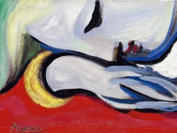 ''El descanso'', de Pablo Picasso, formó parte del inicio de las subastas en Nueva York. EFE  /