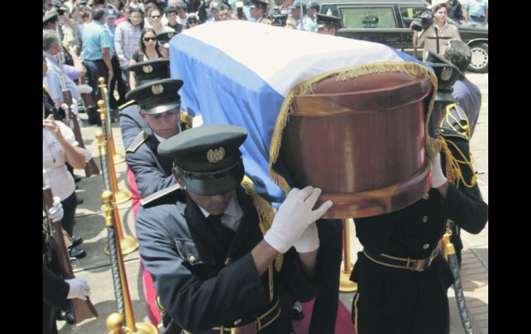 Tomás Borge recibió los honores de Estado. REUTERS  /