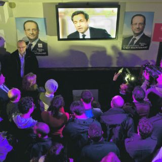 Tenso debate entre Sarkozy y Hollande