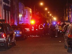 En la escena del crimen fueron localizados casi 50 casquillos de diversos calibres.  /