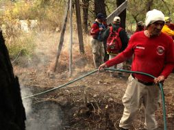 Las autoridades clarar que el incendio forestal no representó riesgo para las poblaciones aledañas. ARCHIVO  /