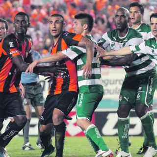 Agarrón  en la selva