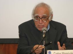 El 4 de mayo de 1938 nace el escritor mexicano Carlos Monsiváis. ARCHIVO  /
