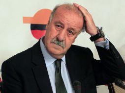 El seleccionador español, Vicente del Bosque, alabó el nivel del fútbol profesional del país como uno de los mejores de Europa. EFE  /