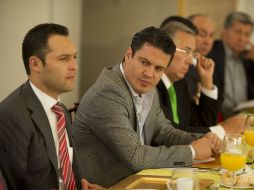 'Mi reto es contra la inseguridad, hay quienes se están preocupando más por mi campaña que de la de ellos', declaró Aristóteles.ARCHIVO  /