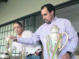 Patricia Ortega y Miguel Ascencio lograron el título en el Club Cinegético Jalisciense, donde se llevó a cabo el World Flyers Shooting.  /