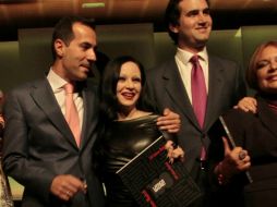 La cantante Alaska, recibió el reconocimiento 100 Latinos Madrid. NTX  /