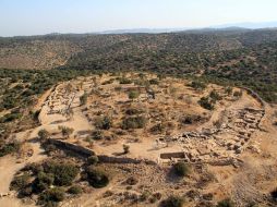 Sitio arqueológico de Jirbet Qeiyafa donde según la Biblia tuvo lugar la batalla entre David y Goliat. EFE  /