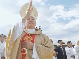 El jerarca eclesiástico mencionó que la Eucaristía es fuente que debe inspirar todas las actividades del humano. ARCHIVO  /