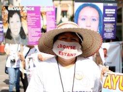 Madres de personas desaparecidas en México encabezan la Marcha de la Dignidad Nacional. EL UNIVERSAL  /