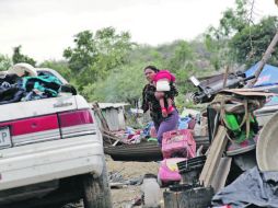El fenómeno natural provocó que al menos 30 familias quedaran a la intemperie. REUTERS  /