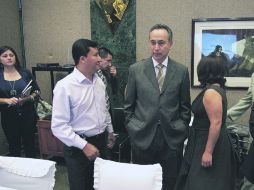 Fernando Garza sostuvo una reunión con integrantes de la Cámara Nacional para el Desarrollo de la Vivienda.  /