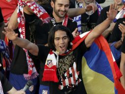 Por su parte, Falcao aseguró que ni en los mejores sueños se hubiera imaginado la final que disputó con el Athletic de Bilbao. EFE  /