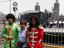 Desde la mañana, los fans de Paul MCcartney comenzaron a arribar al Zócalo del DF para presenciar el concierto de esta noche. NOTIMEX  /