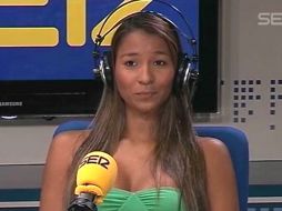 Dania Londoño Suárez durante una entrevista. AP  /