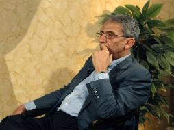 Uno de los protagonistas del debate, el candidato presidencial egipcio Amro Musa. EFE  /