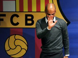 Están por terminarse los días de Guardiola al frente de Barcelona. ARCHIVO  /