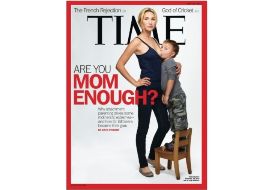Esta imagen proporcionada por Time muestra la portada del 21 de mayo con una fotografía de Jamie Lynne Grumet, de 26 años. AP  /
