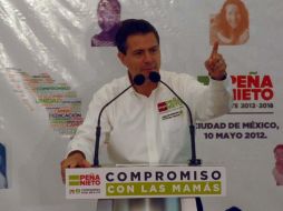 Peña Nieto asistiría a la entidad para respaldar al candidato a la presidencia municipal de Morelia para la elección extraordinaria.NTX  /