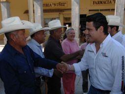 Aristóteles Sandoval dijo que tendrá una propuesta integral para el desabasto de agua que tienen algunas regiones. ESPECIAL  /