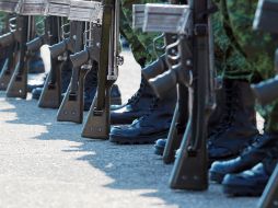 Luego de la balacera registrada, militares llegaron a las instalaciones del diario para hacerse cargo de la situación. ARCHIVO  /