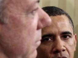 Barack Obama y Juan Manuel Santos se comprometieron a mejorar los derechos laborales. ARCHIVO  /