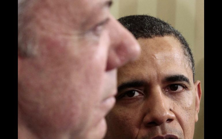 Barack Obama y Juan Manuel Santos se comprometieron a mejorar los derechos laborales. ARCHIVO  /