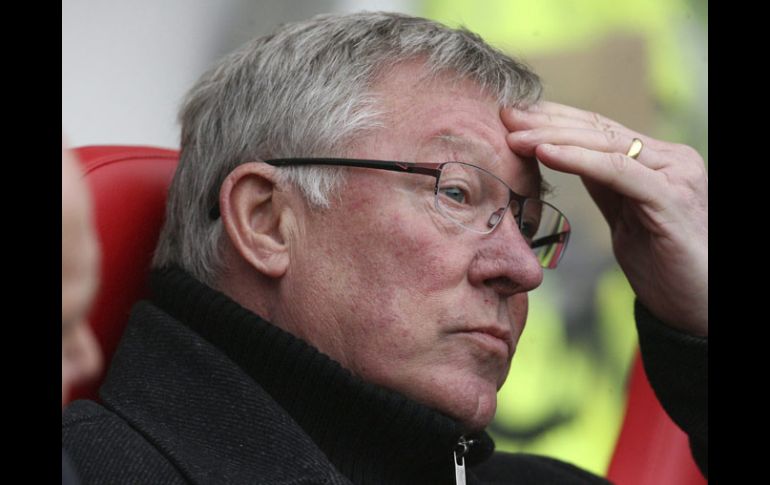El equipo de Sir Alex Ferguson se quedó sin trofeos esta temporada en el futbol inglés. EFE  /