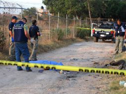 En la colonia Hacienda de Vidrio encontraron a un jóven de 21 años muerto, identificado por el forense como Ulises Verona Guerrero.  /