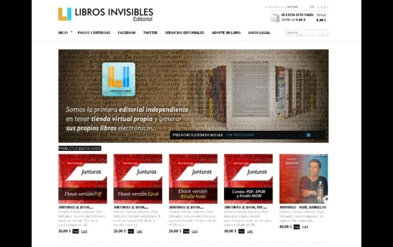 Junturas y los próximos títulos estarán disponibles en la tienda virtual de Libros Invisibles. ESPECIAL  /