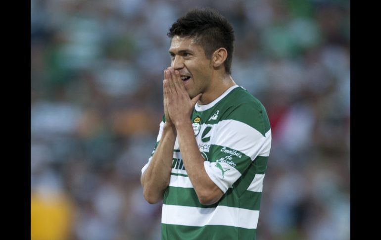 Oribe Peralta fue el 'culpable' de pase de Santos a la Final. MEXSPORT  /