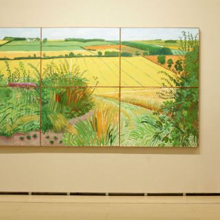 Los vibrantes paisajes de Hockney llenan de color el Museo Guggenheim Bilbao